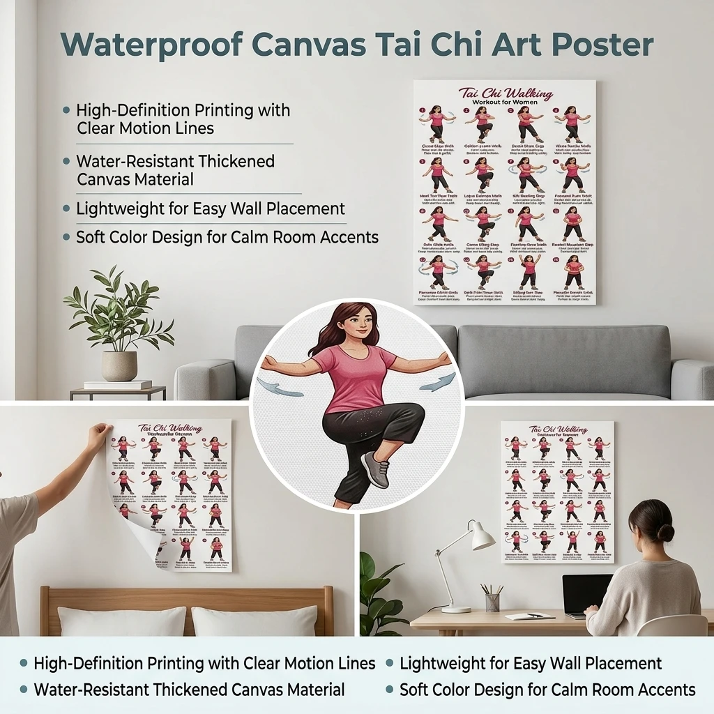 1 stuk Tai Chi-trainingposter - Home Gym Guide recensie en prijs