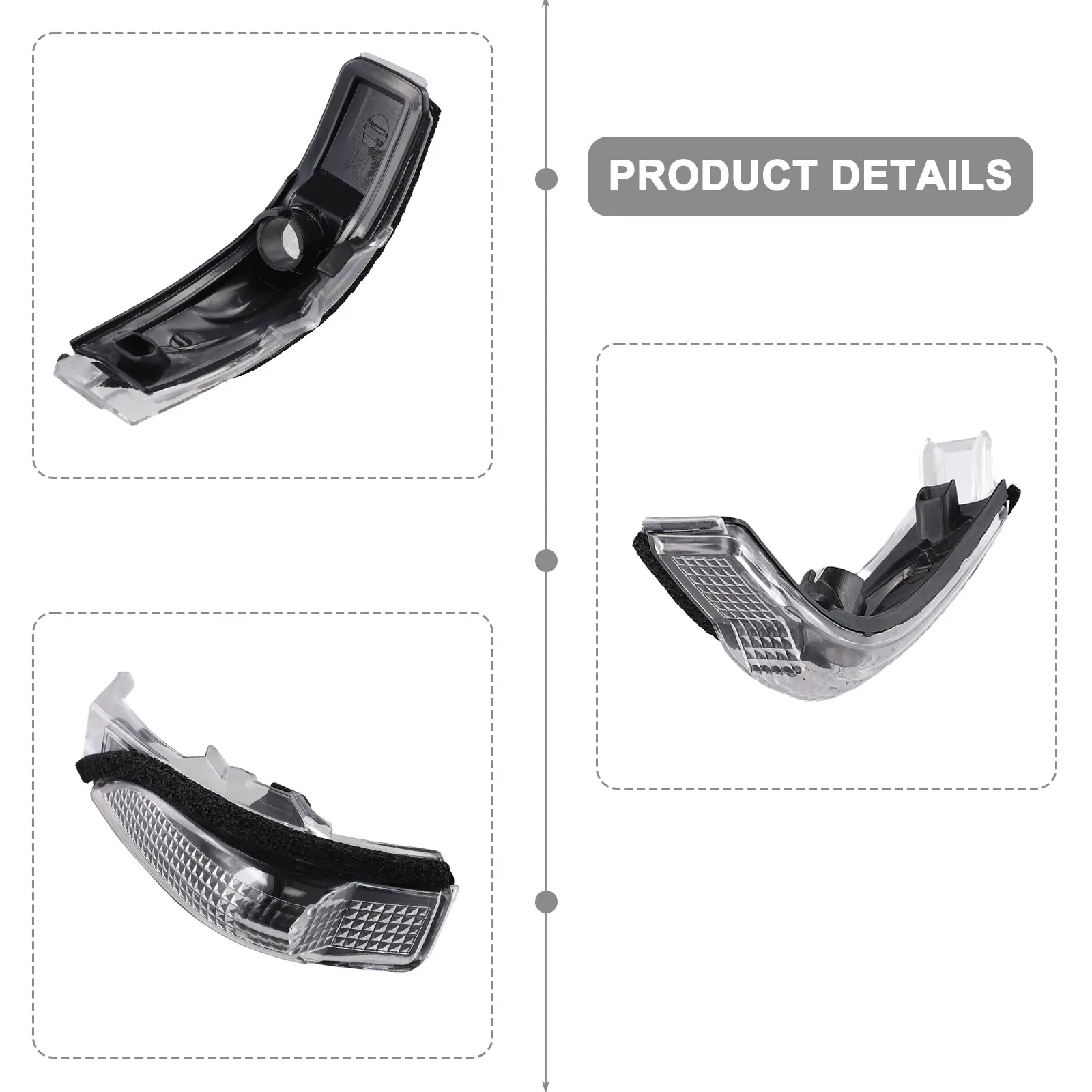 Enhance the Safety of Your For Toyota For Auris For Avensis with Black Transparent Left Wing Mirror Indicator Lense
