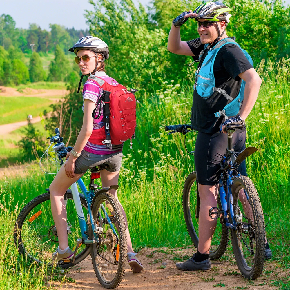 Zaino da bicicletta portatile impermeabile, 10 litri, borsa per l'acqua, adatto per sport all'aria aperta, alpinismo, escursionismo, idratazione