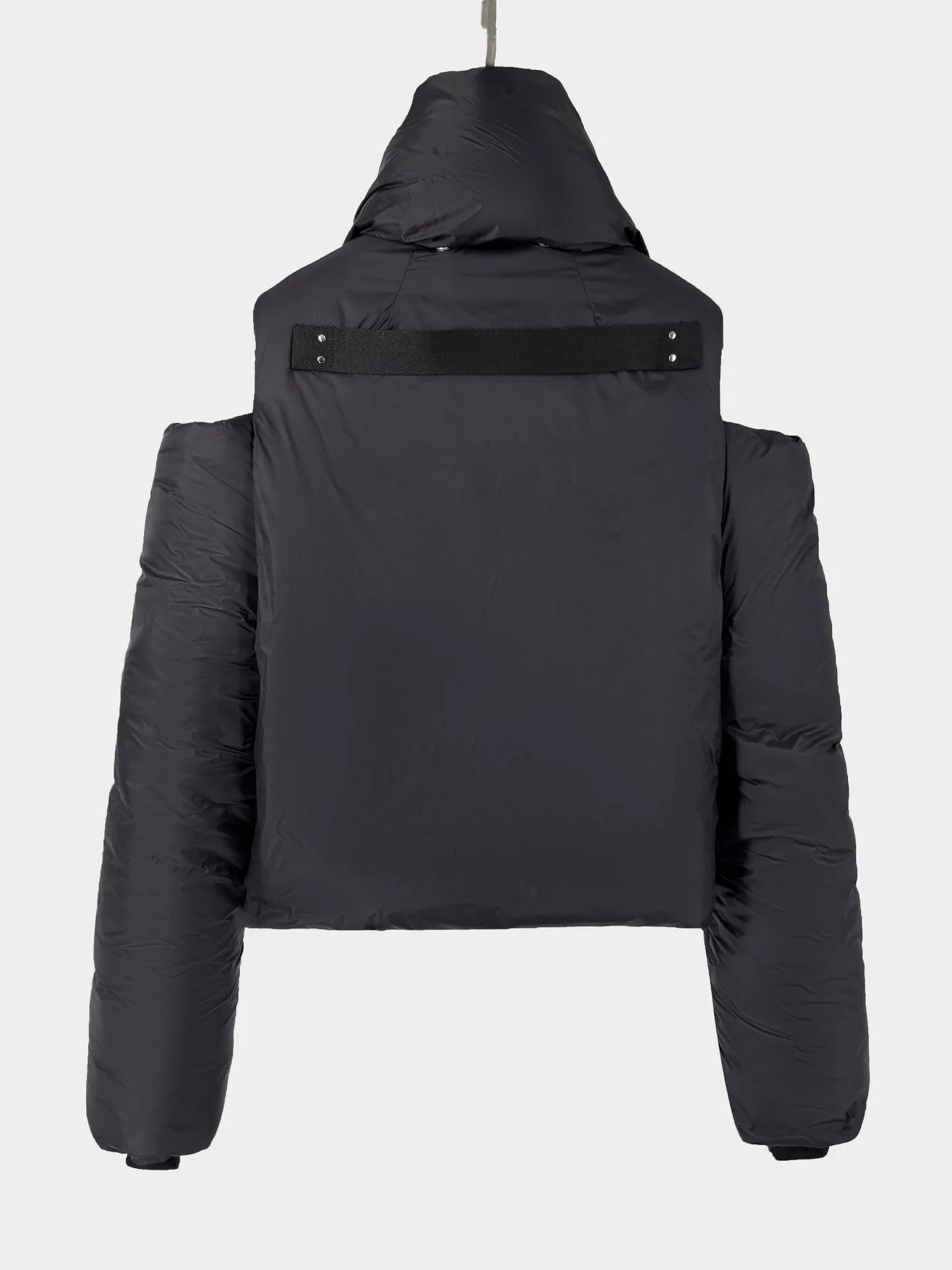 FANDISHI Detachable Scarf Collar Short Men's Cotton Jacket Removable Warm Neck Warmer Casual Style Men's Coat