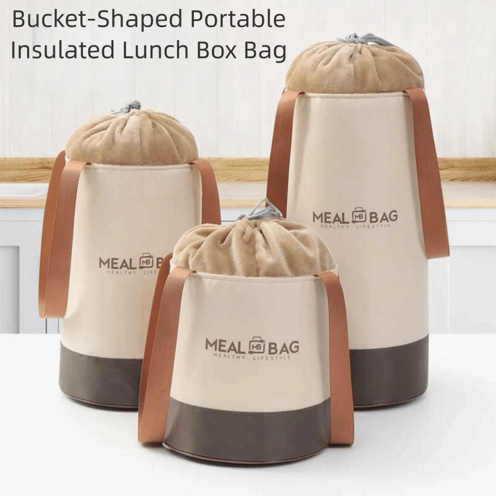 New Lunch Box Storage Bag Thickened Food Thermal Bag Waterproof Large Capacity Lunch Bag Portable Ice Pack