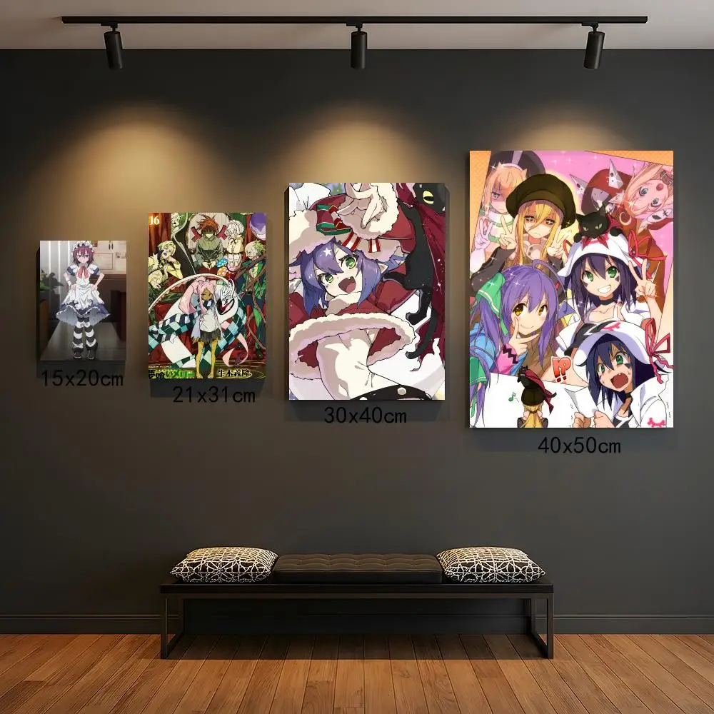 anime D-Dream Eater Merry-Y Poster Self Adhesive Wall Decor for Modern Home Cafe Office and Bar