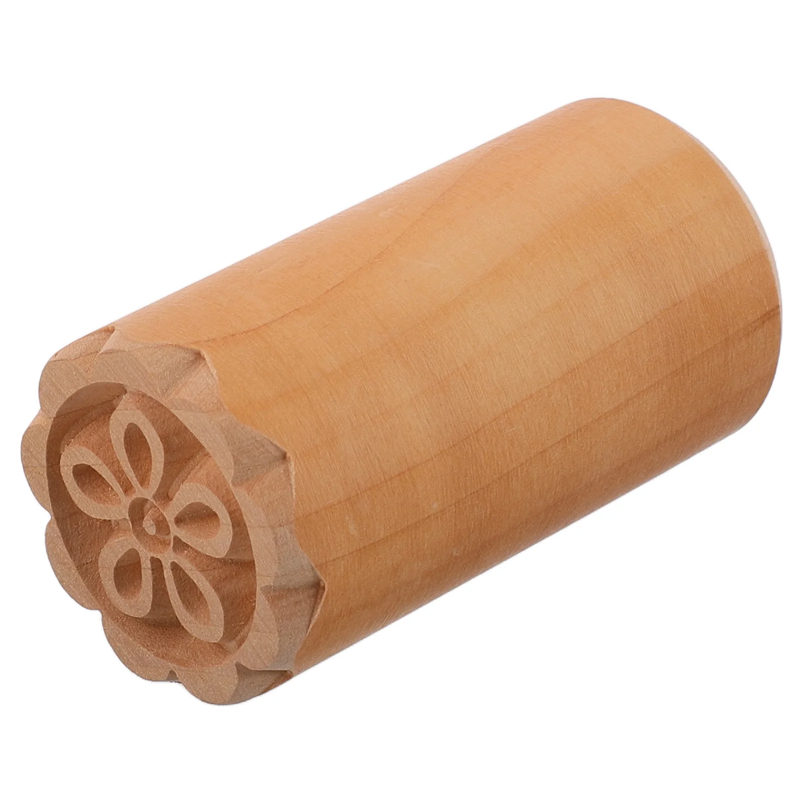 

Wooden Stamp Hand Carved Moon Cake Dough Stamper For Baking Pastry Decorating Scrapbooking Diy Floral Pattern Wood Block