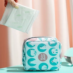 Sanitary napkin storage bag  portable waterproof cosmetic bag, small bag, coin purse  napkin storage bag