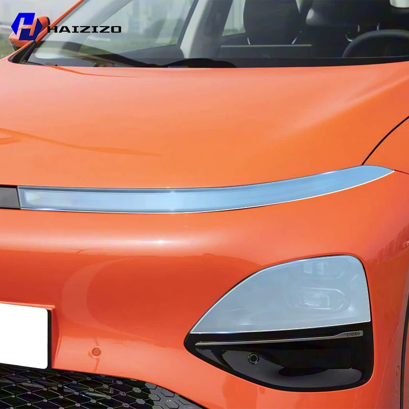 

Для XPeng G6 2023-2024 дымчато-черная защитная пленка для фар из ТПУ, устойчивая к царапинам и ультрафиолетовому излучению, простая установка, комплект виниловой пленки PPF