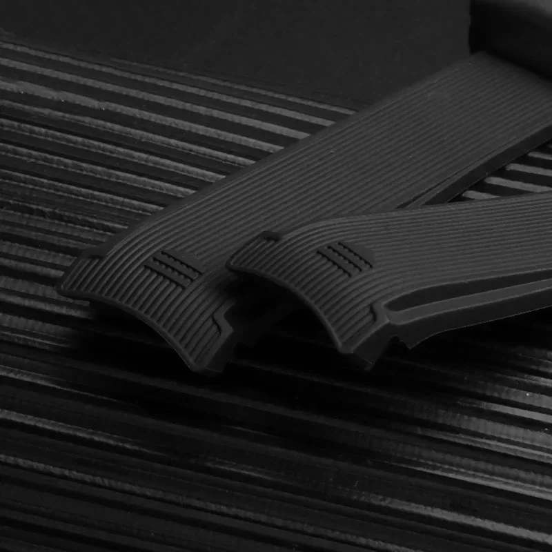 Rubber Silicone Watch Strap Waterproof Bracelet Watchband for TAG HEUER AQUARACER 300 WAY201B  Watchchain 22mm