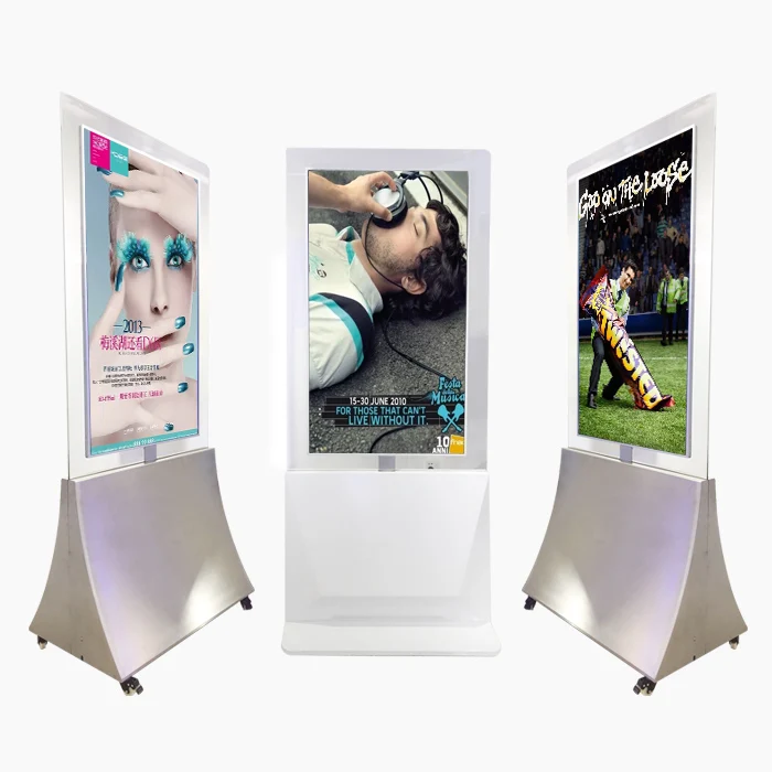 55 inch Double Sided 700nits High Brightness OLED Android Sync Displaying Wifi Digital Signage