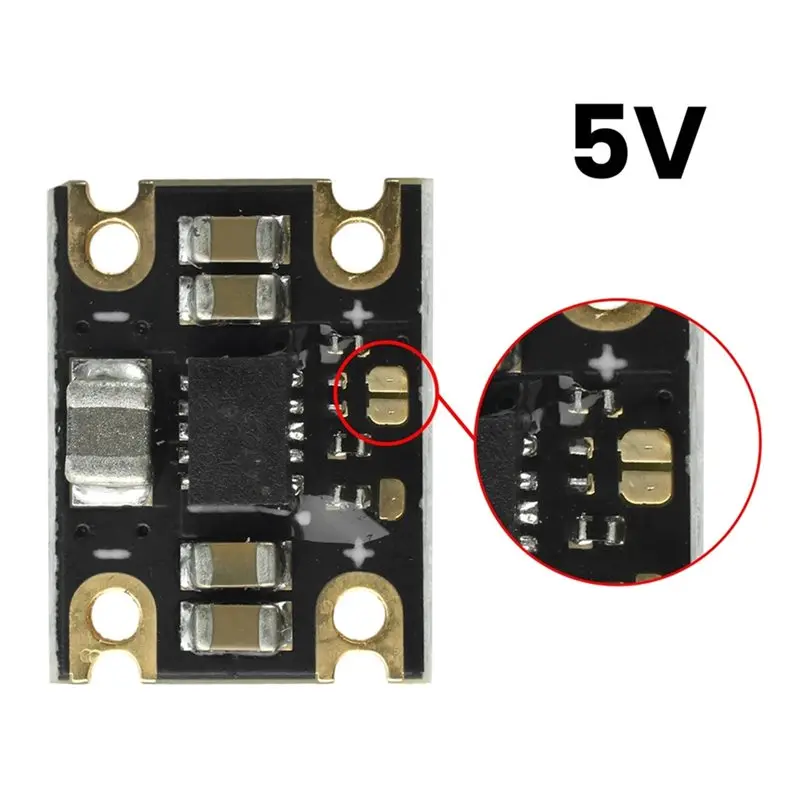JABS-TPS63802 Auto Buck-Boost Converter Current Module DC 1.8-5.5V To 2A/1A 3.3/5V Step Up And Down Module Board - view 3