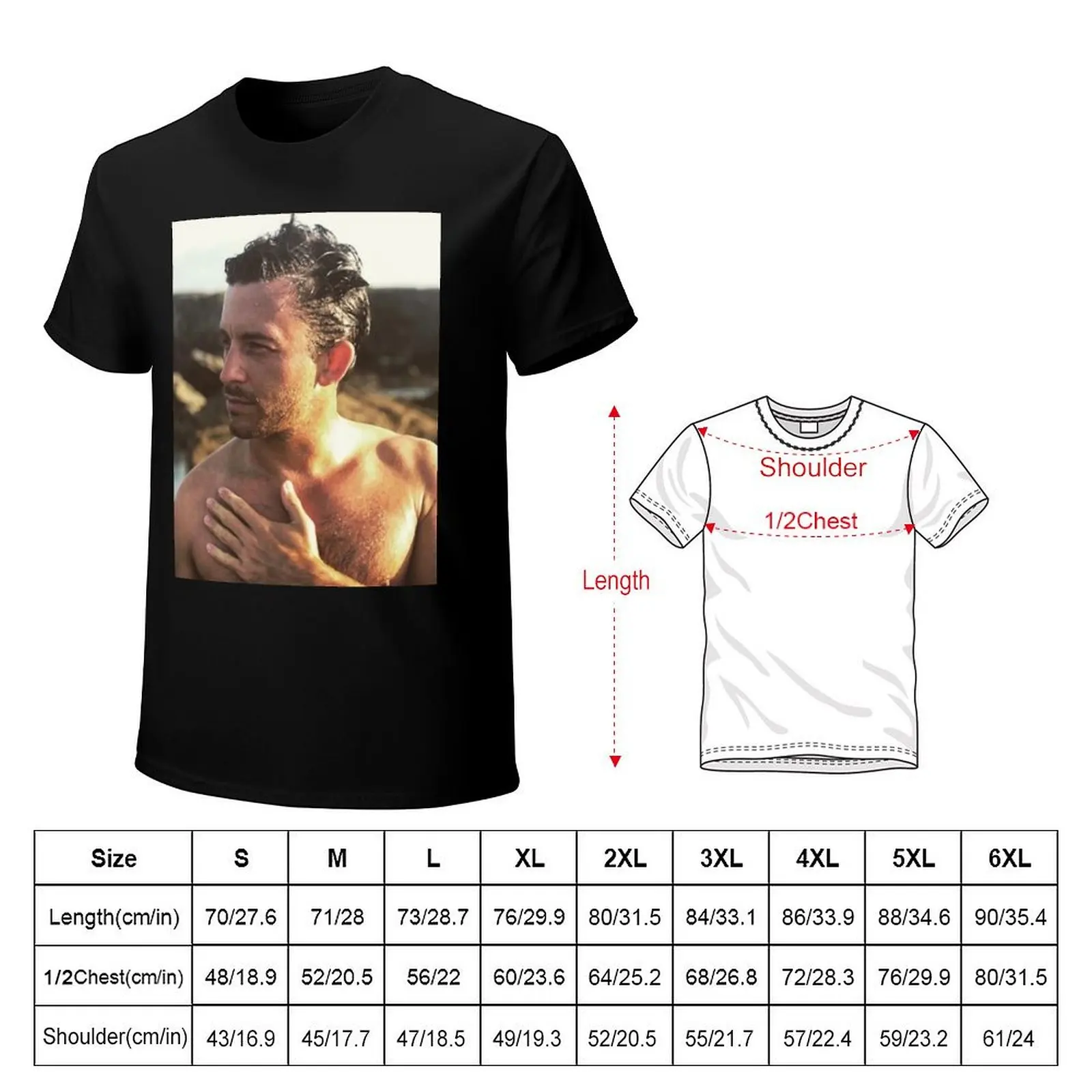 jonathan bailey shirtless T-Shirt Plus Size Quick Dry Sports Tee
