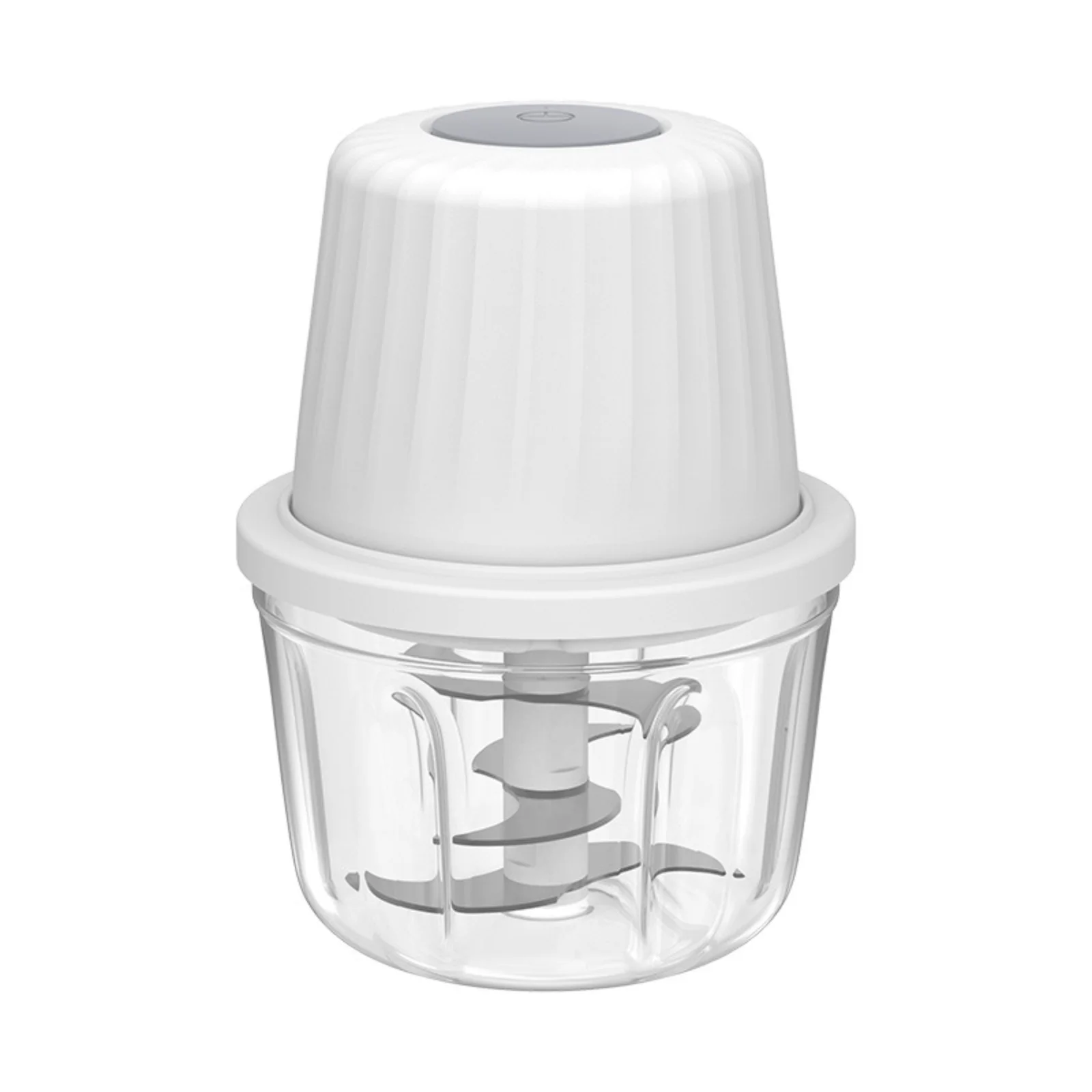 

Electric Garlic Beater Meat Grinder Household Kitchen Automatic Large Plastic Glass Garlic Mashing Machine Single Cup 400ml PS