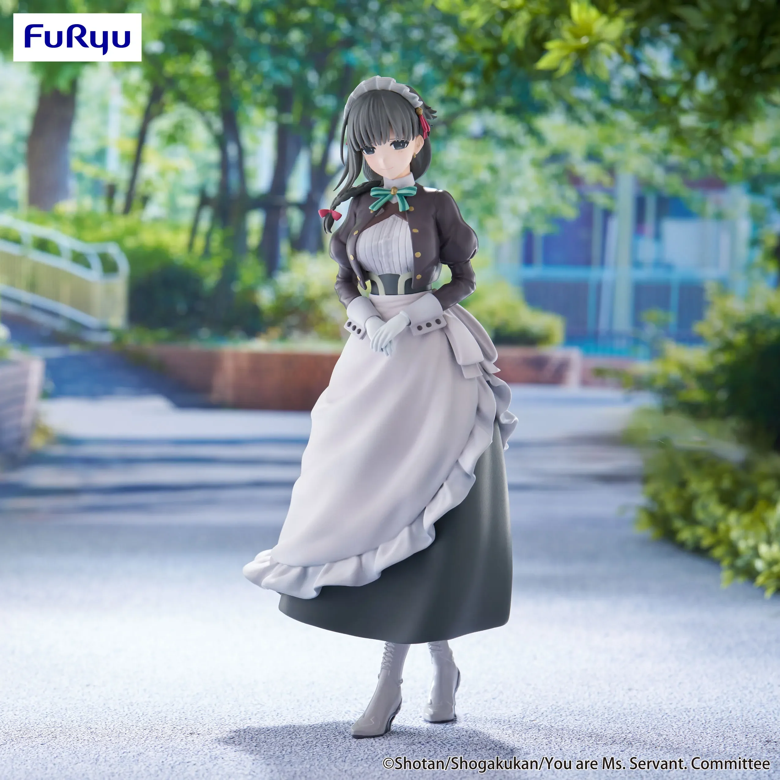 Original FuRyu Trio-Try-iT TTI คุณเป็นนางสาว Servant นางสาว Servant PVC อะนิเมะตัวเลข Action Figure ของเล่นคริสต์มาสของขวัญ