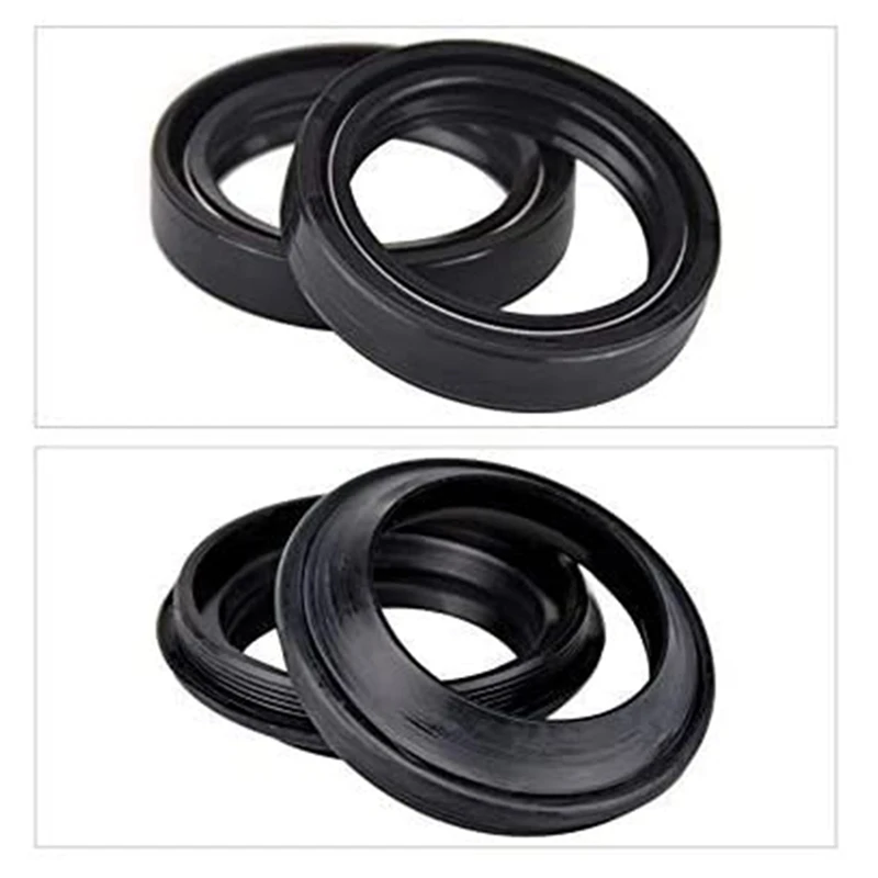 4Set Motorcycle Front Fork Oil Seal And Dust Seal For HONDA CB-1 CB1 CB400 CBR400 CB750 HORNET 250 MAGNA CB 400 750