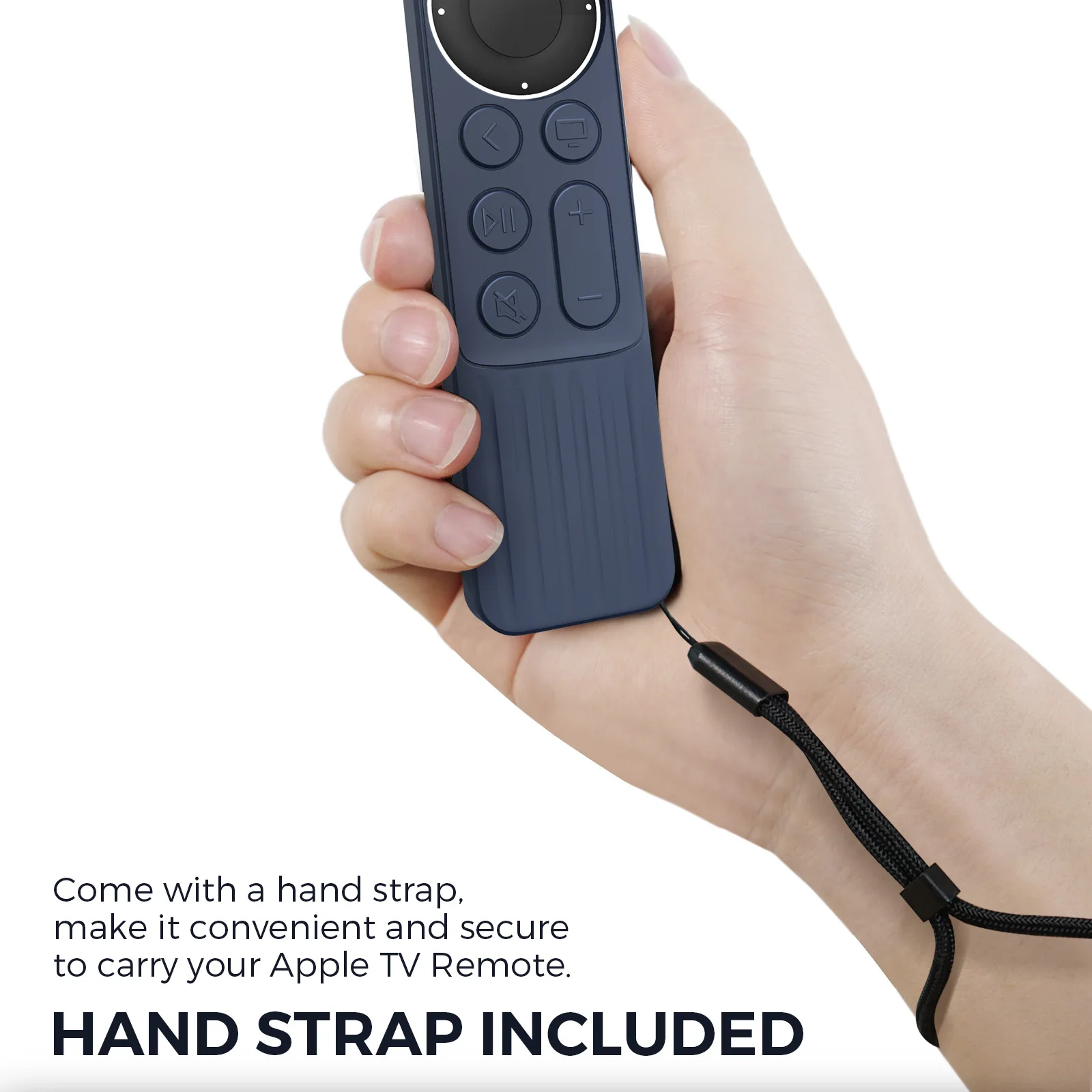 Para Apple TV nuevo 2022 Apple Control remoto silicona protectora raya antideslizante y anticaída funda protectora para Siri Remote 2 y 3