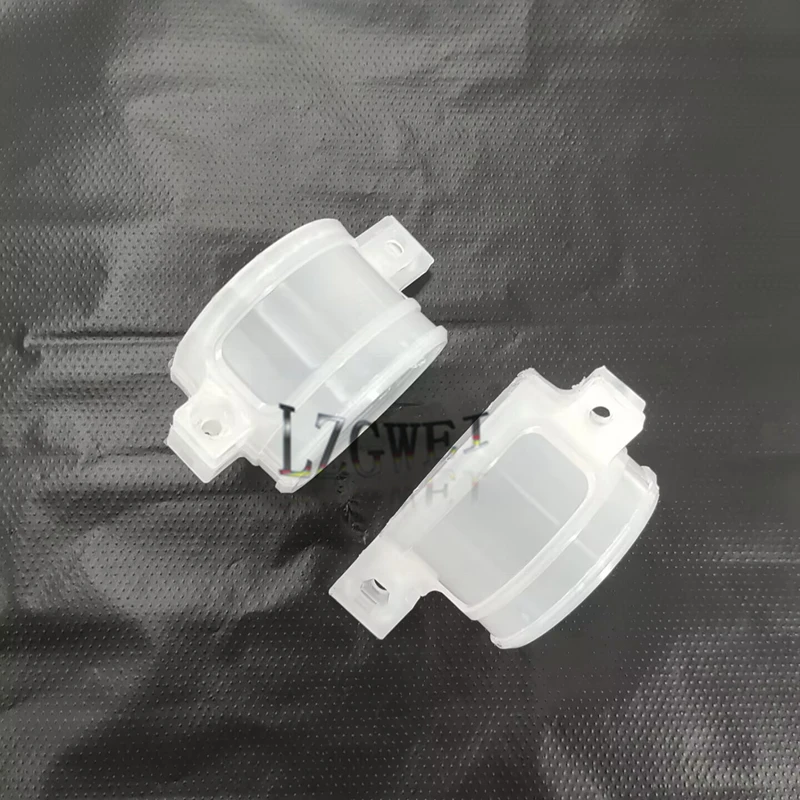 Motorcycle Front Fork Damper For Suzuki DR250 DR 250 Front Fork Guide Cover Cord Lock Shock Absorption Spillplate Plastic
