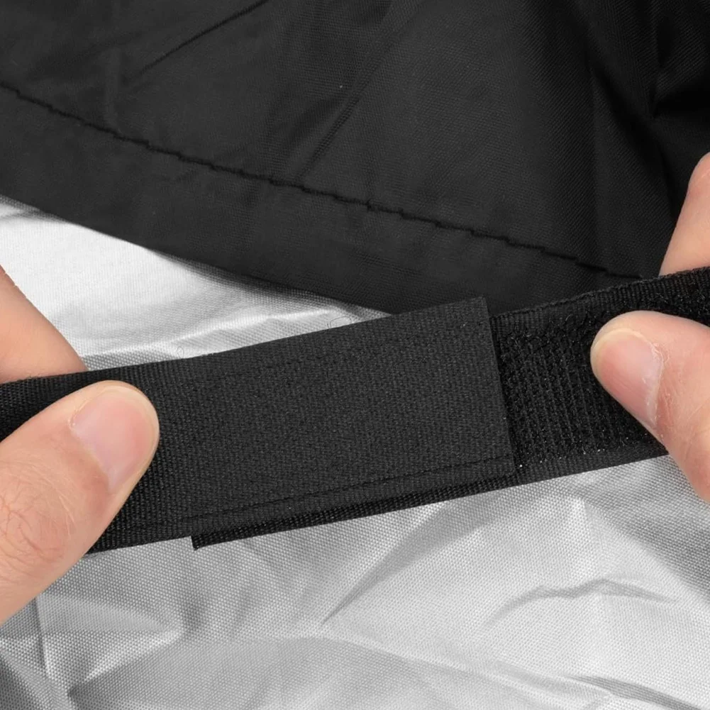 Cubierta protectora para parrilla de tela Oxford 420D para barbacoa al aire libre, impermeable y a prueba de polvo con resistencia a los rayos UV, tamaño 77x61x110cm