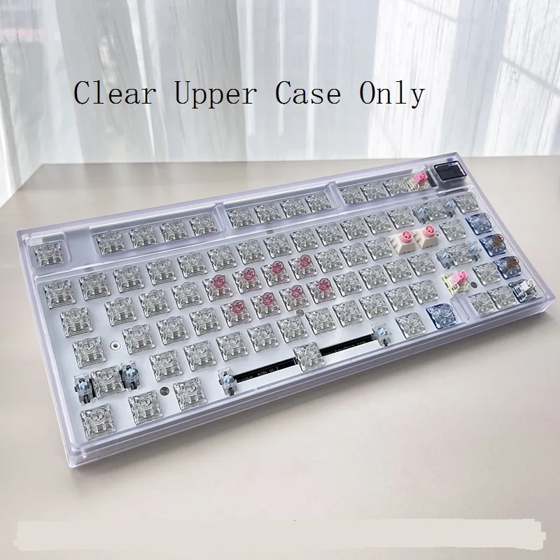 Keydous NJ81 Keyboard top case Clear Upper Case