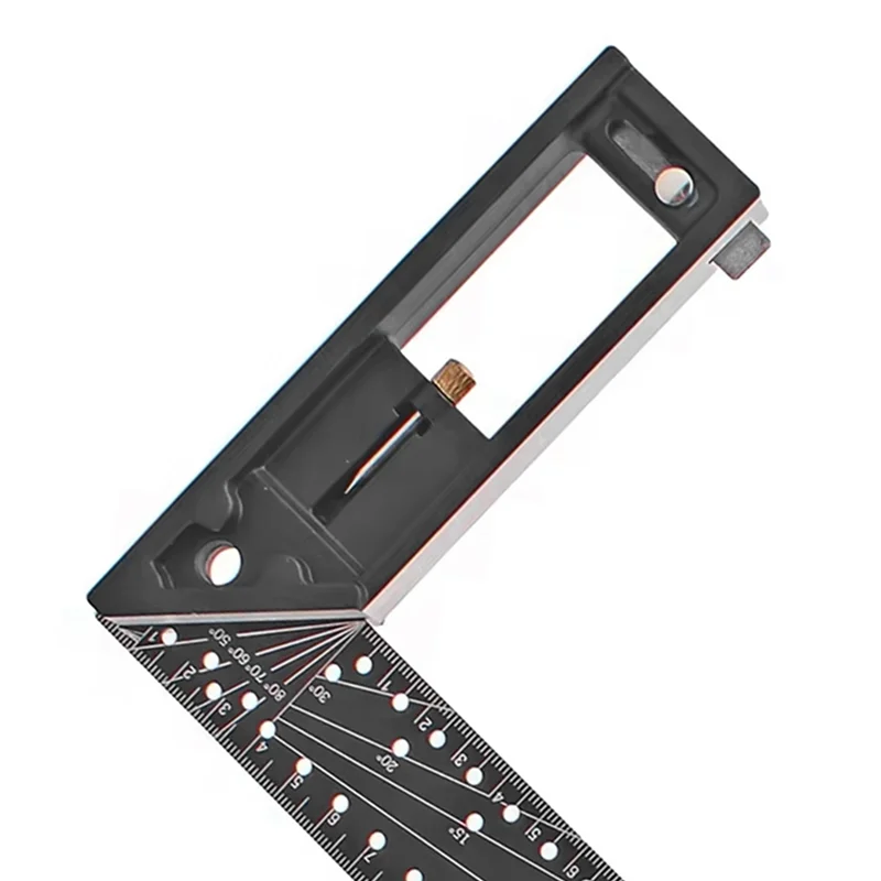 

40CM Precision Marking Right Angle Ruler 45/90 Degree Hole Angle Ruler Industrial Scribe Marking Angle Gauge Woodworking