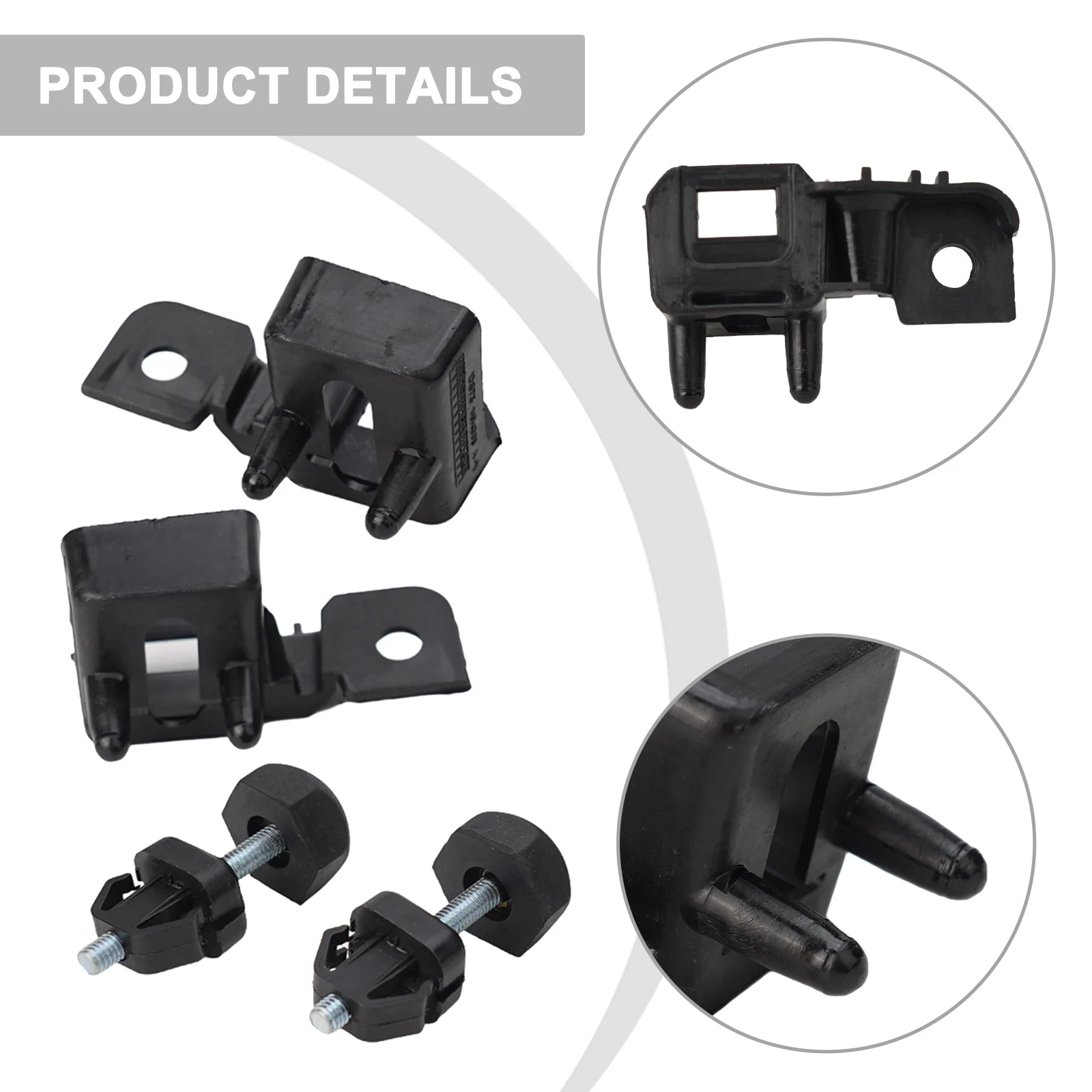 2pcs/set Car Headlight Assembly Mount Brackets Left Right Head Light Stand HS73-16C618-BA For Ford For Fusion 2017