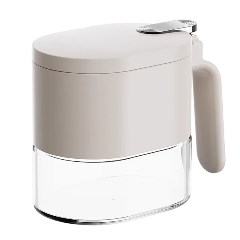 Kitchen Airtight Salt & Pepper Shaker, Moisture-Proof Seasoning Container with Measuring Spoon