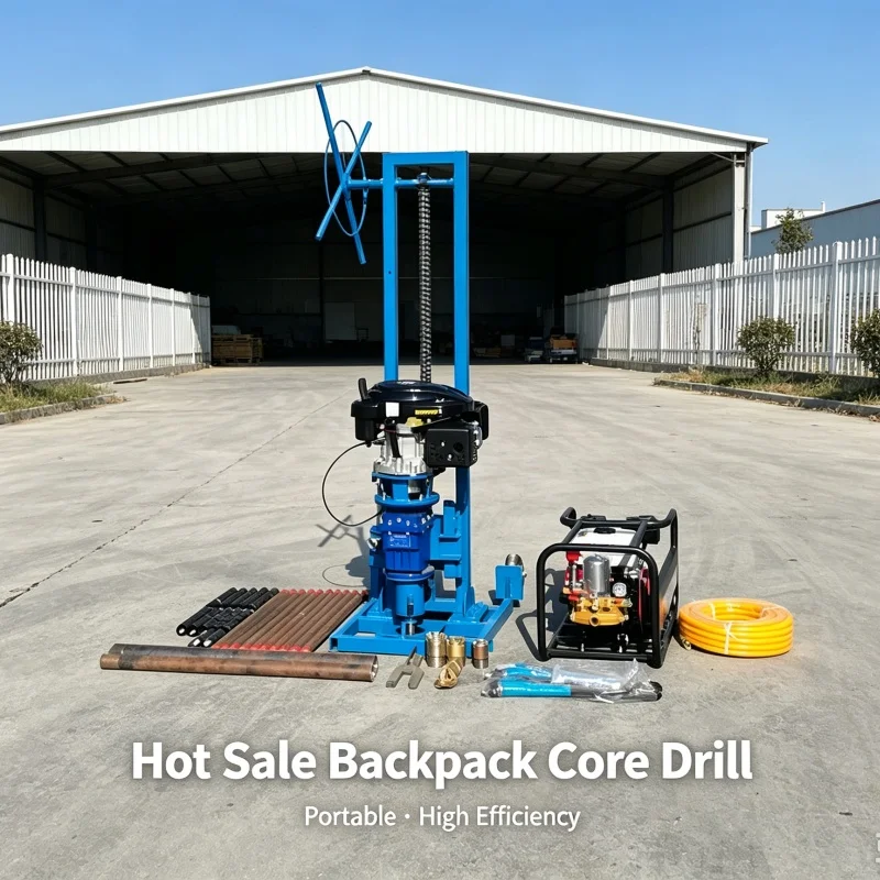 Customized Portable Backpack Core Drilling Rig, Rock Sampling Drilling Rig for Field Geological Exploration