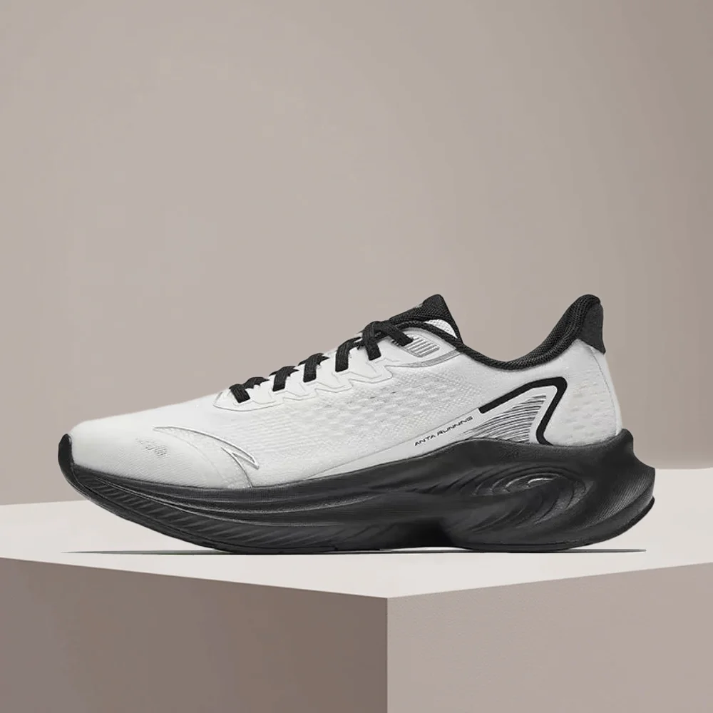 

Anta Venom 6 Women's Low-Top Running Shoes – Stylish, Versatile, Slip-Resistant, Durable & Comfortable, White/Black 922625516-3