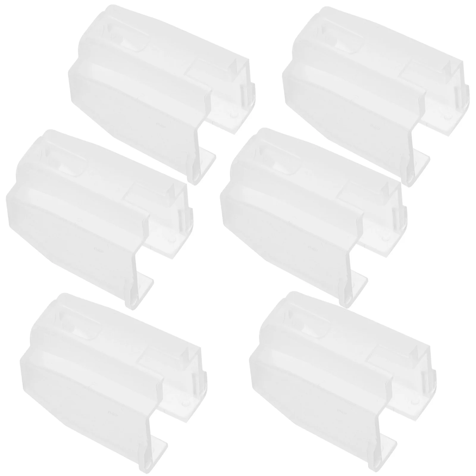 6 Pcs Stylus Protective Cover Record Player Protector Needle Replacement Turntable Case White