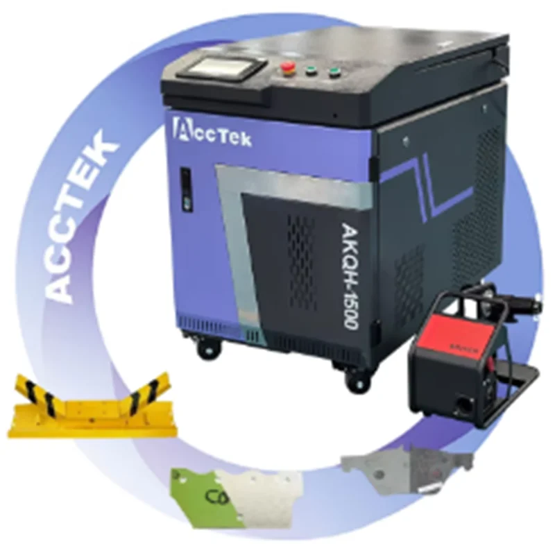 

Fiber laser cleaning machine AKQ 1500/2000/3000 for cleaning the surface of materials remove the object surface resin paint oil