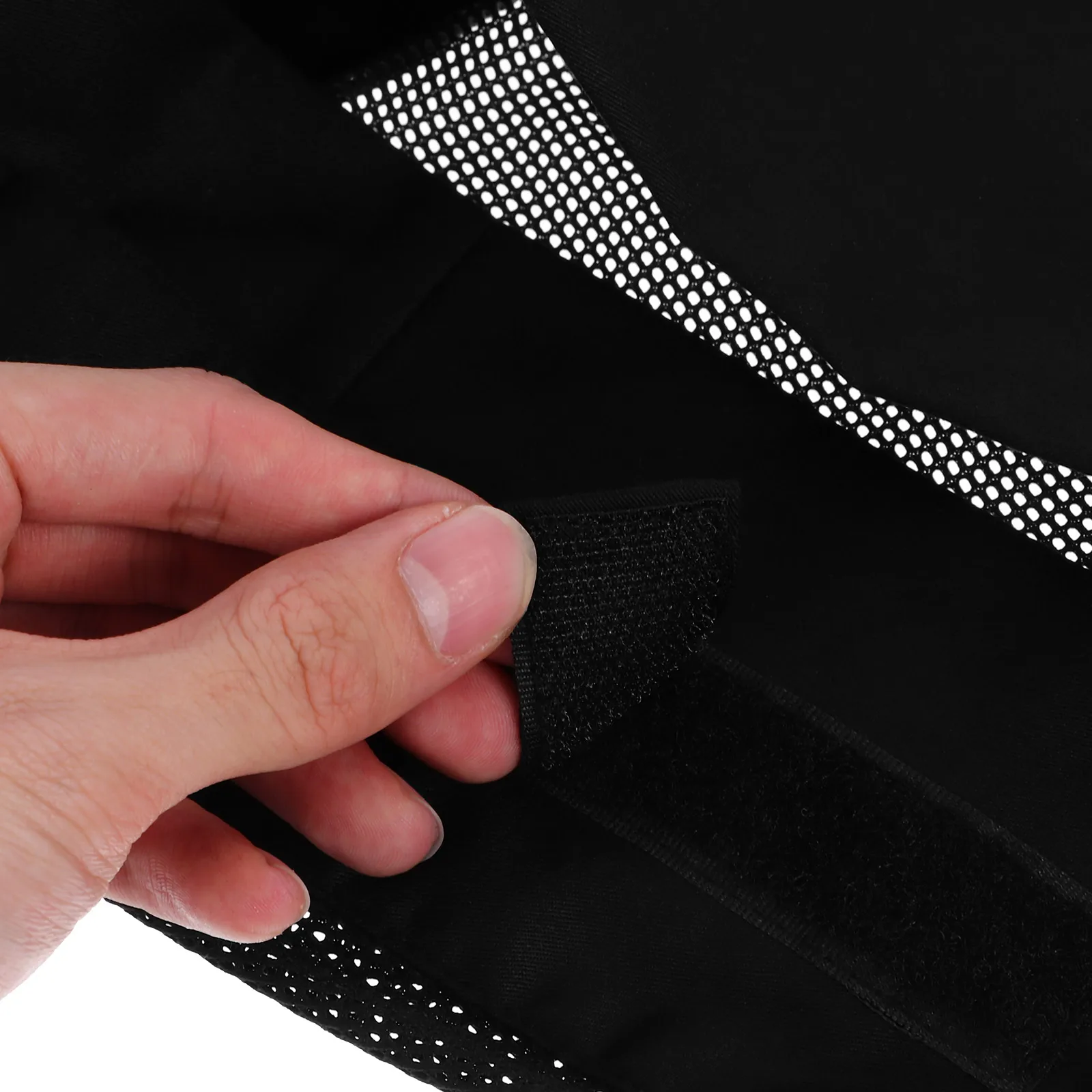 Black Mesh Hat One Size Fits Most Soft Comfortable Polyester Cotton Cooking Hat for Bakers Catering Schools