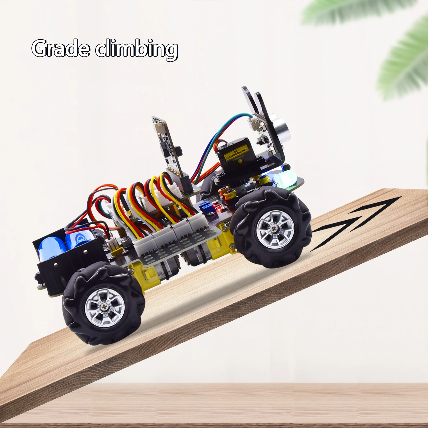 Keyestudio Micro:Bit V2 4WD Mecanum Wheel Robot Car Kit  For Microbit STEM Learning Makecode &Python Programming DIY Electronic