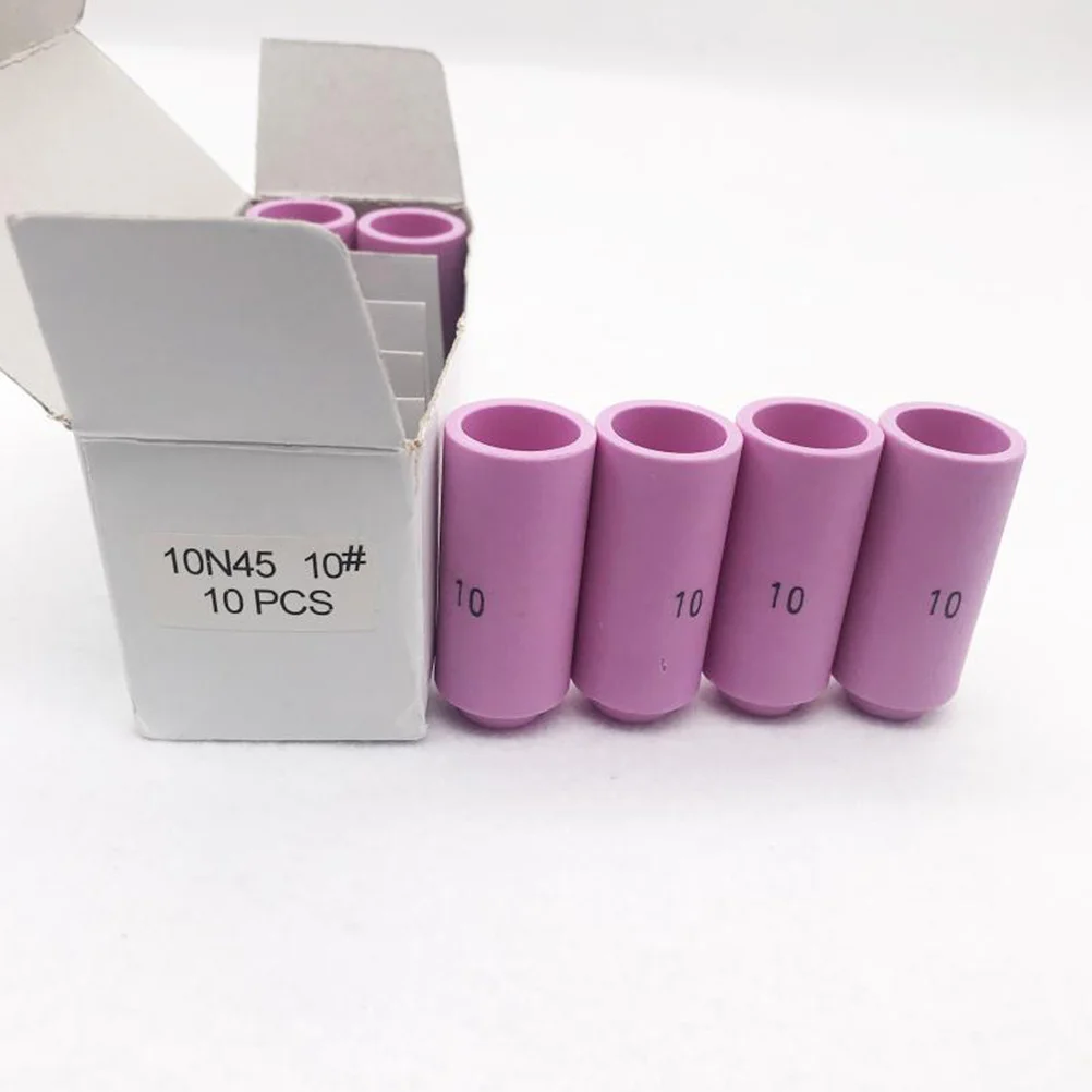 

10Pcs Precise Design Ceramic Nozzles Long Service Life Professional Tig Welding Nozzle Parts Tig Welding Nozzle