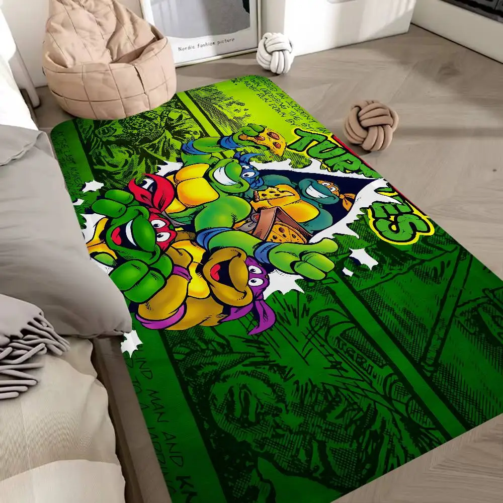 الكرتون السلاحف لعبة أنيمي-TMNT مدخل سجادة باب الشمال نمط المنزل ممسحة الحمام المرحاض الحصير غرفة نوم فندق ديكور حصيرة #6