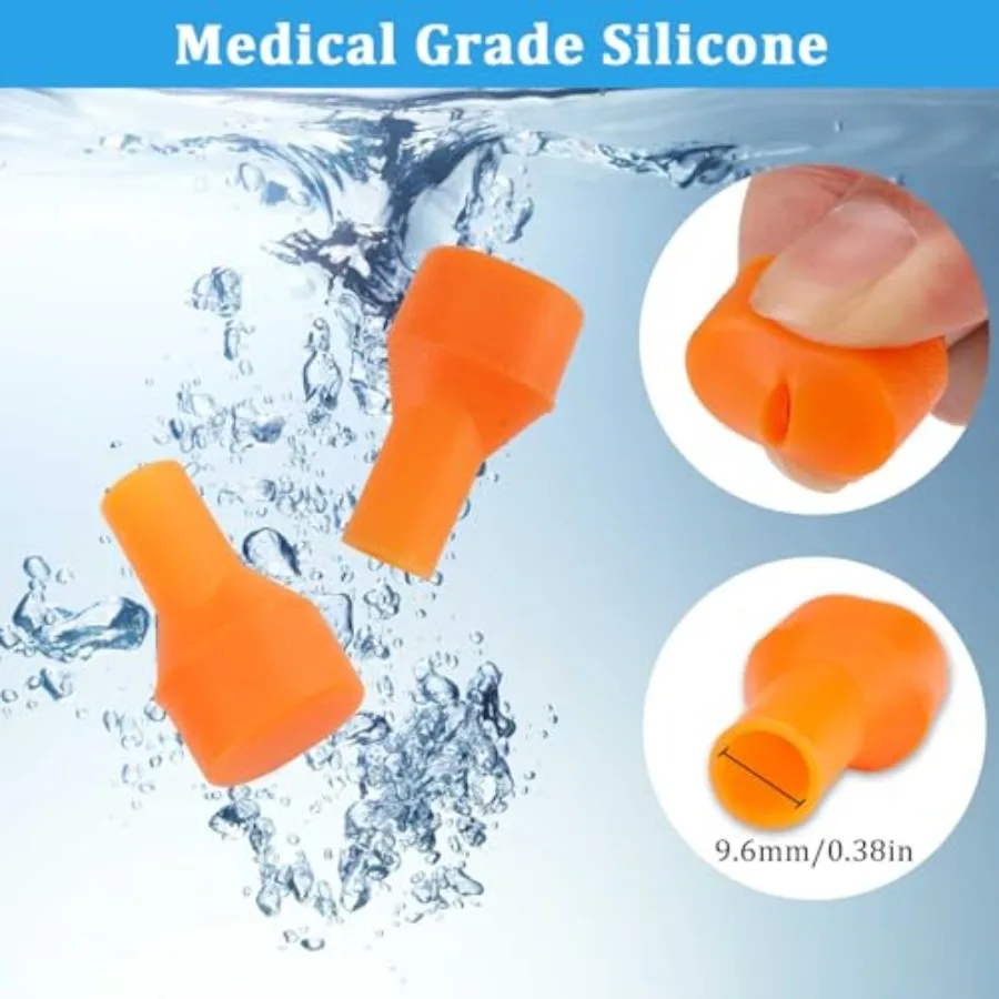 مجموعة قطع فم بديلة مكونة من 8 قطع متوافقة مع معظم شفرات المياه وحقائب الظهر المائية سهلة التركيب لقطعة الفم R #3