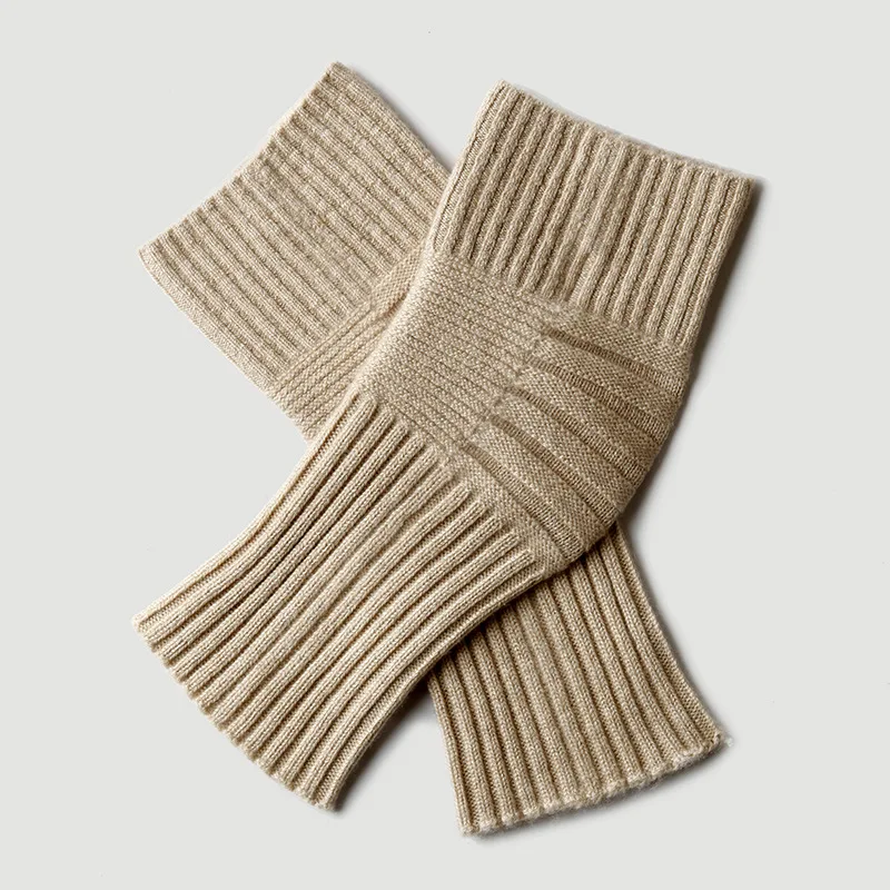 2026 Knitted Pure Cashmere Knee Pads Unisex For Men And Women Winter Warm Leg Protector Thermal Braces Cold Weather