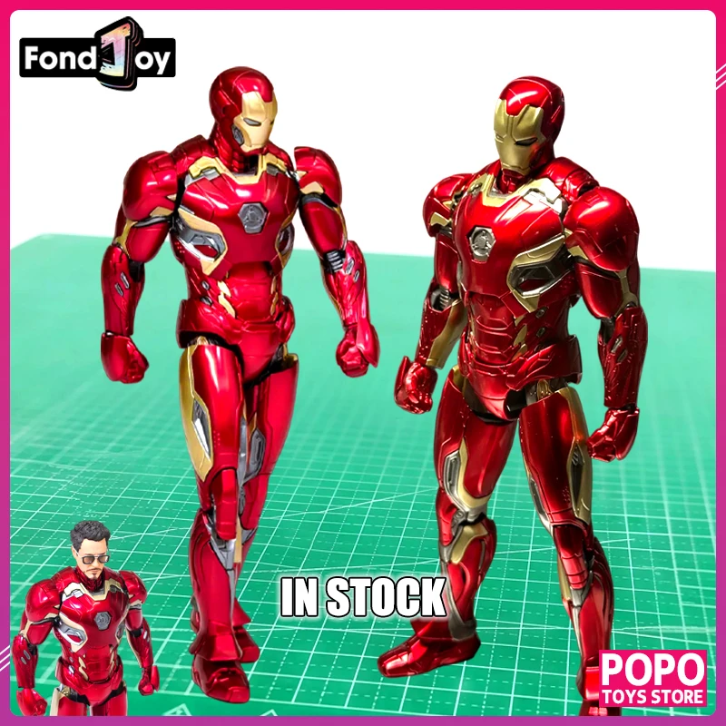 

Fondjoy Iron Man Mk45 1/12 Scale Assembled Action Figure Collectible Pvc Model Toy For Boys Birthday Gift