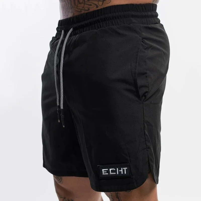 2023 Summer New Men's Breathable Training Fitness Shorts, Casual Outdoor Capris, Quick Drying Sports Shorts, Sweat-absorbing