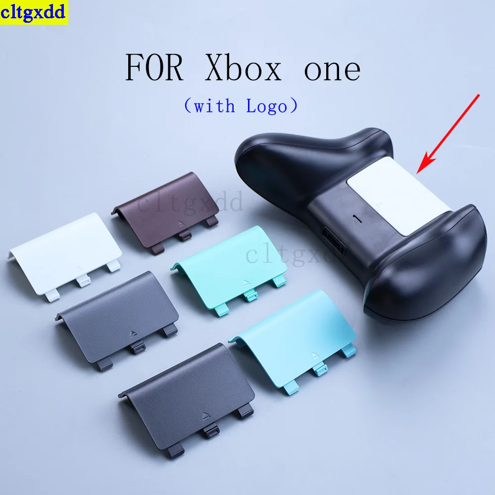 

Cltgxdd 1piece is suitable FOR Xbox One gamepad controller original with logo battery cover and back cover replacement
