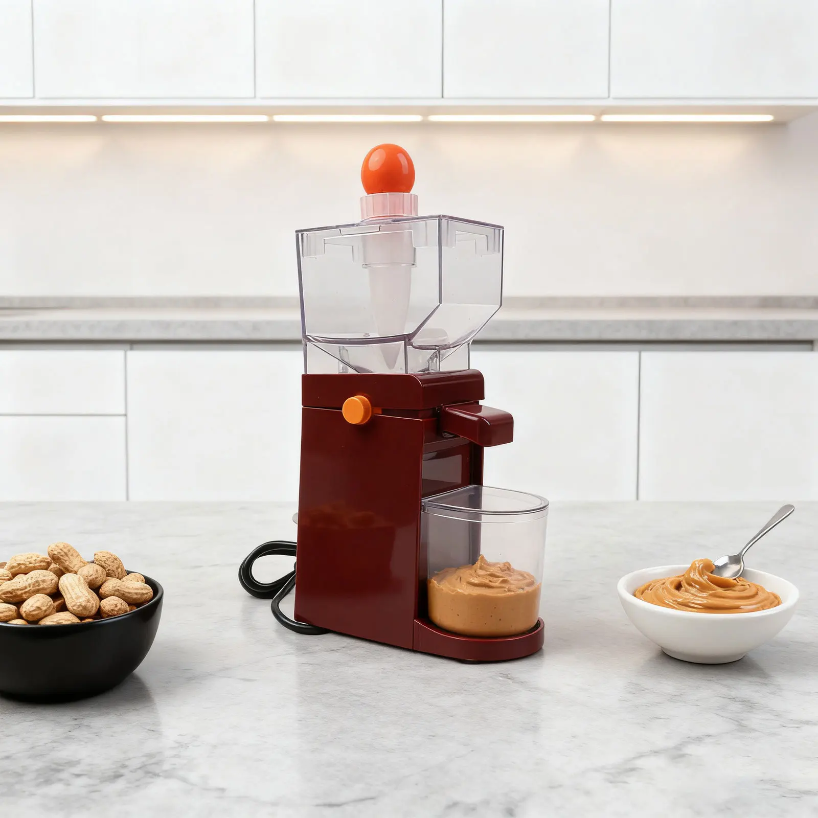 Compact Peanut Butter Machine for Grinding Walnuts Sunflower and Various Nuts to Create Fresh Nut Spreads at Home
