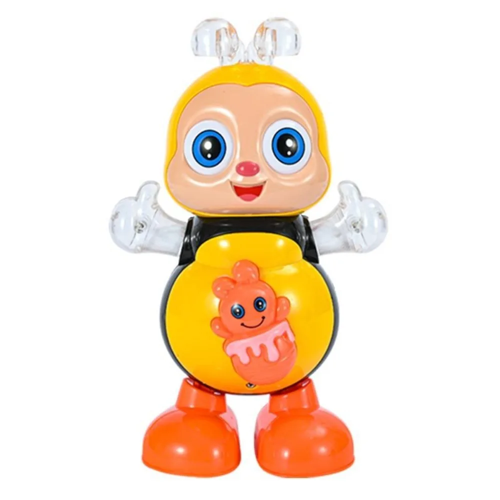 音楽付き漫画アベジタチキティタおもちゃ、音楽とLEDライト付きダンシングビー感覚玩具、ギフト用音楽おもちゃ