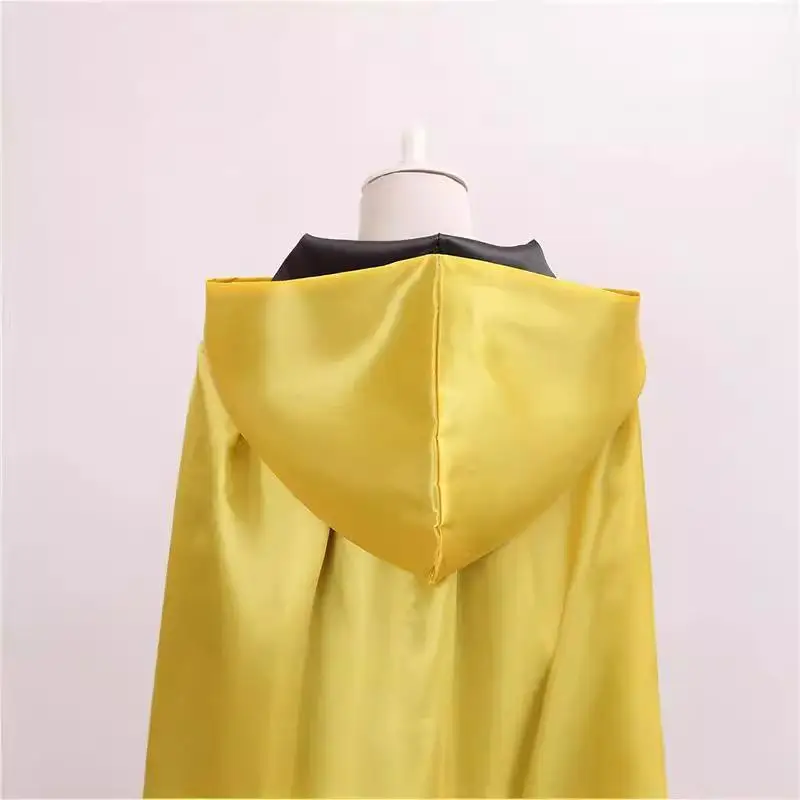 Loween-bata con capucha de doble cara, disfraz de Plang de rol, traje de actuación aterradora para escenario, ropa étnica de moda para mujer