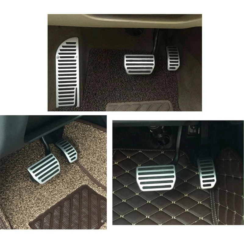 Car Aluminum Gas Brake Pedal Accelerator Non-Slip Pedal Pad Cover For Volvo S60 S80L XC60 S60L V60 2019-2017