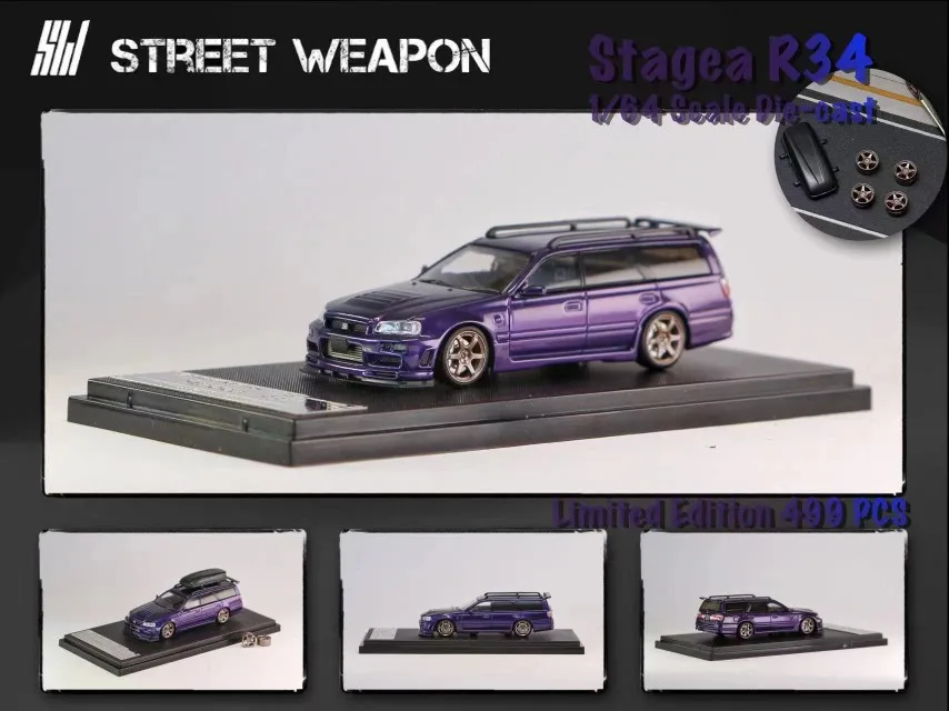 Street Stagea 1/64 R34 wagon Car Model