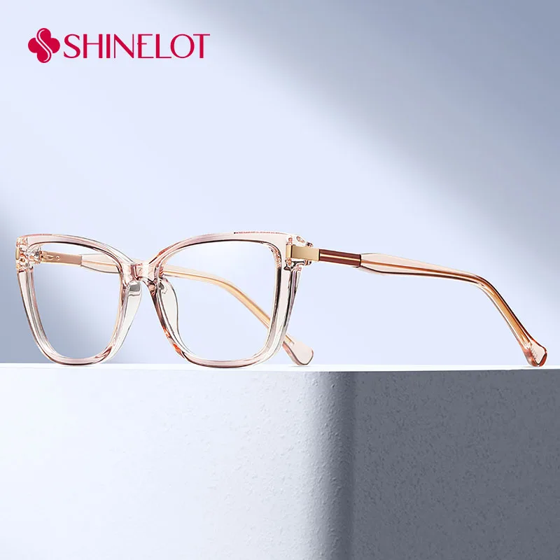 

82231 Retro Women Cat Eye Cute Jelly Color Eyeglasses Frame Eye Protection Plain Glasses Youth Style Best-Selling Eyewear