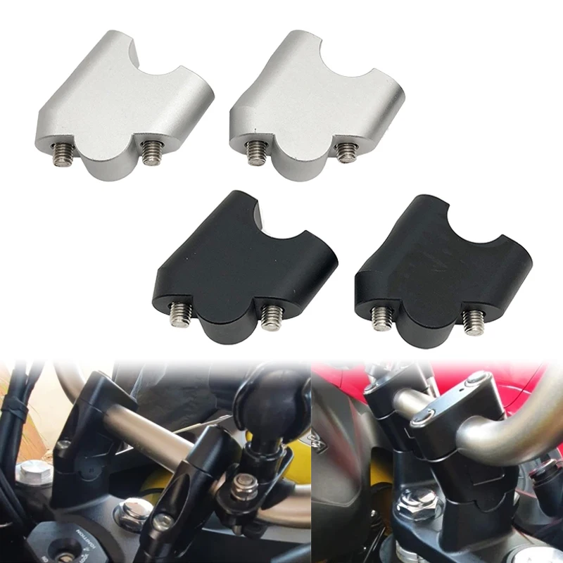 For SUZUKI DL650 V-STROM 650 VSTROM DL 650 V strom 2012-2019 2017 2018 Handlebar Riser up Clamp Mount Taper Handlebar Riser Kit