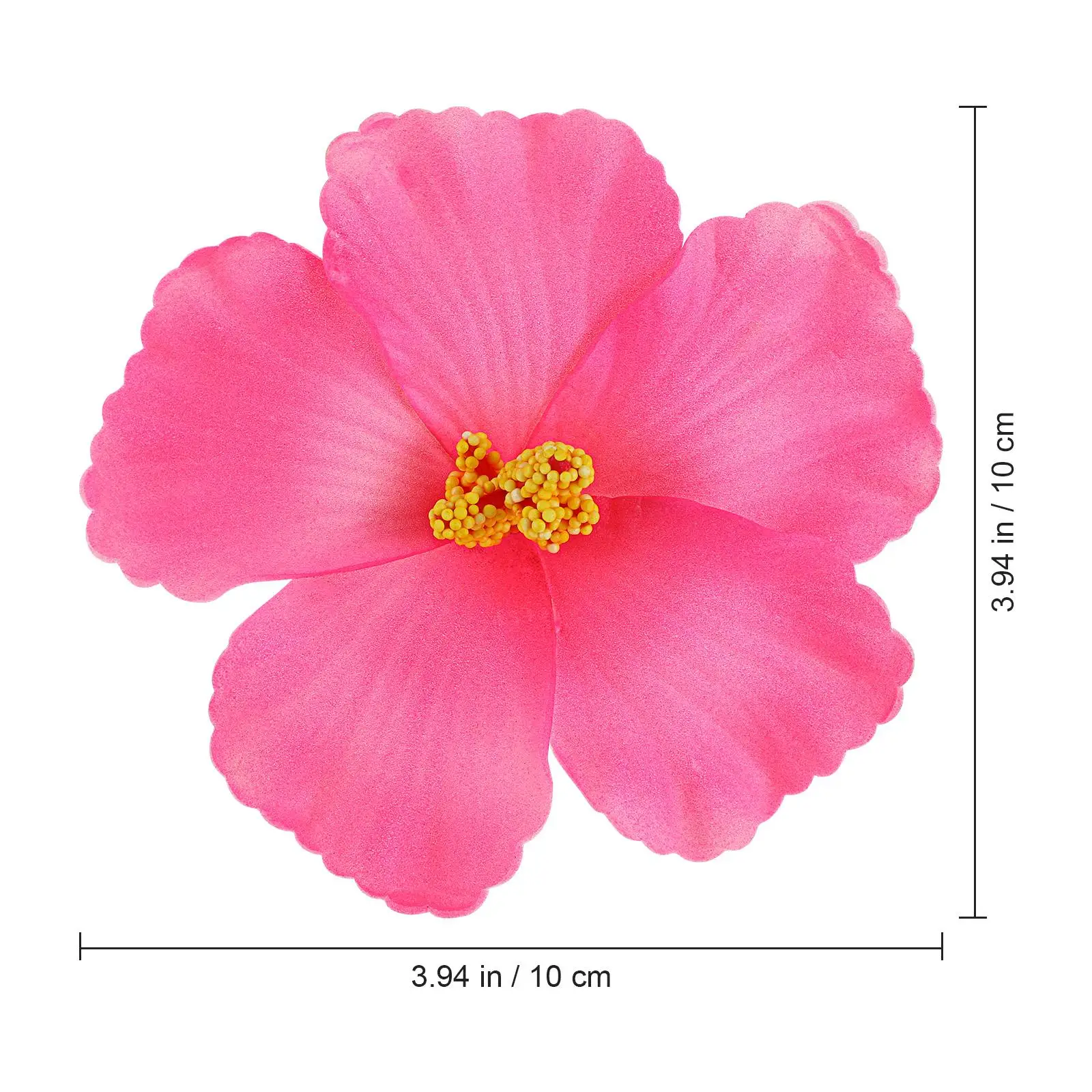 10 Uds. De decoraciones de flores artificiales, Material EVA, guirnalda de flores de hibisco para bebé, posavasos, utilería de fotografía para fiesta en casa