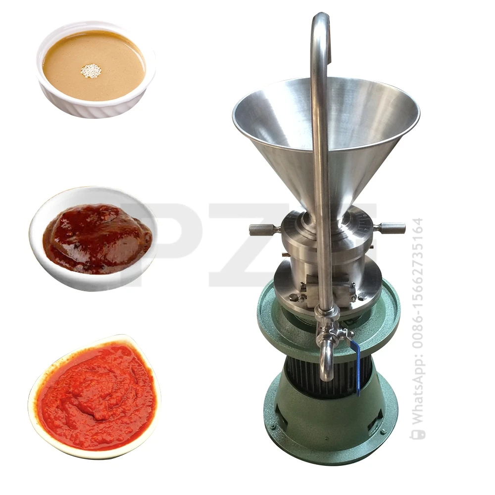 

Commercial Peanut Butter Sesame Butter Cheese Grinding Paste Chili Sauce Cocoa Almond Grinder Colloid Mill Sesame Sauce Machine