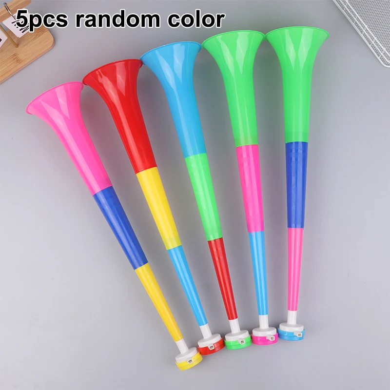 

5Pcs Retractable Three Section Speaker Children's Toy With Large Speaker Noisemakers Children's Day Sound Making Gift Fun Toy