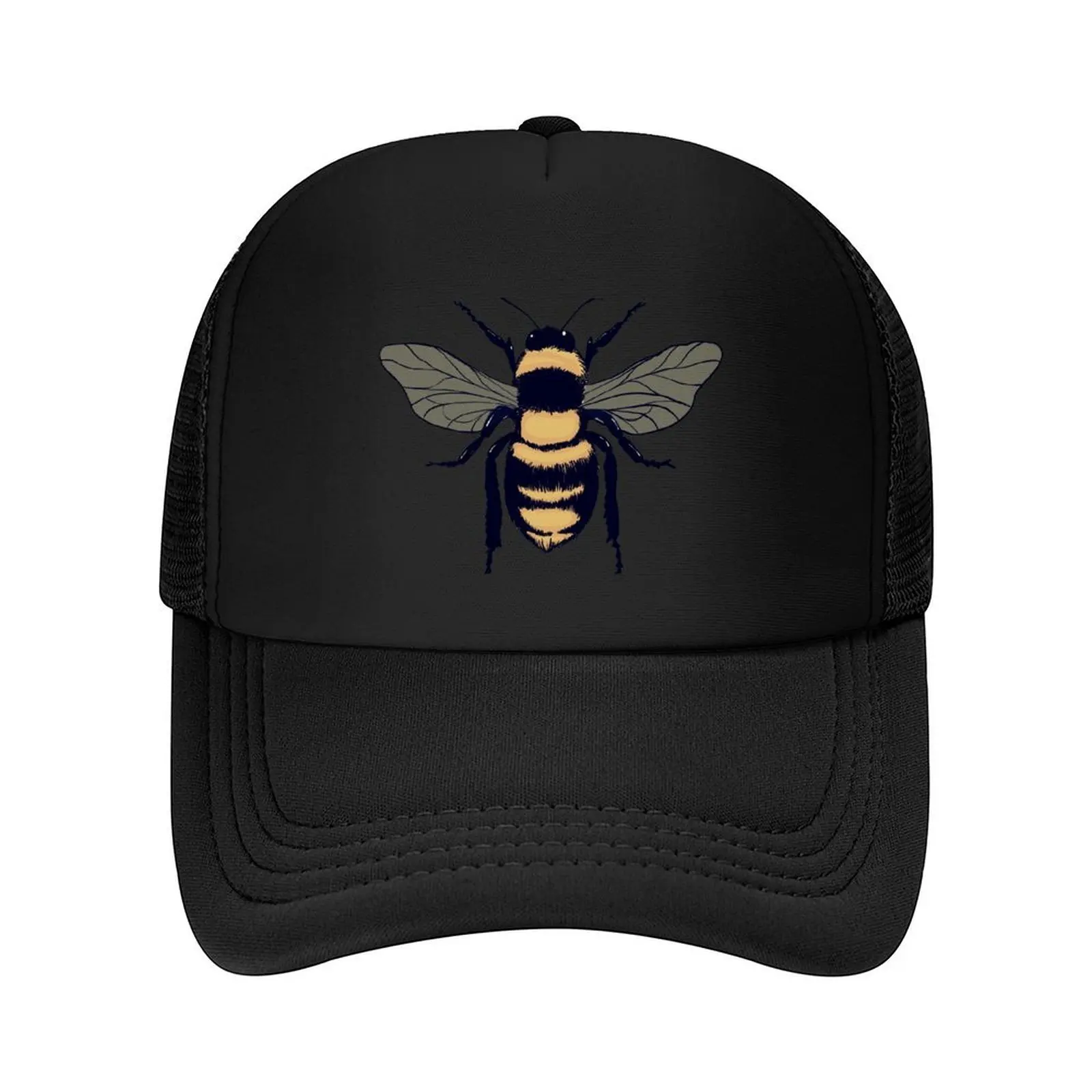 

cute beautiful bee with pretty colors Baseball Cap Dropshipping New In The Hat Sun Cap dad hat Trucker Hats For Men Women's