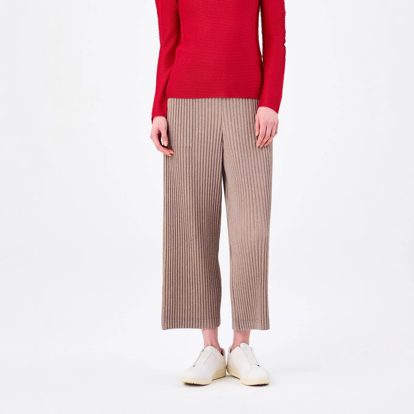 

Miyake Pleated 2026 New Fashion Pleated Wide-leg Pants Elastic Waist Pants Women's Models Loose Straight Casual Pants Women's