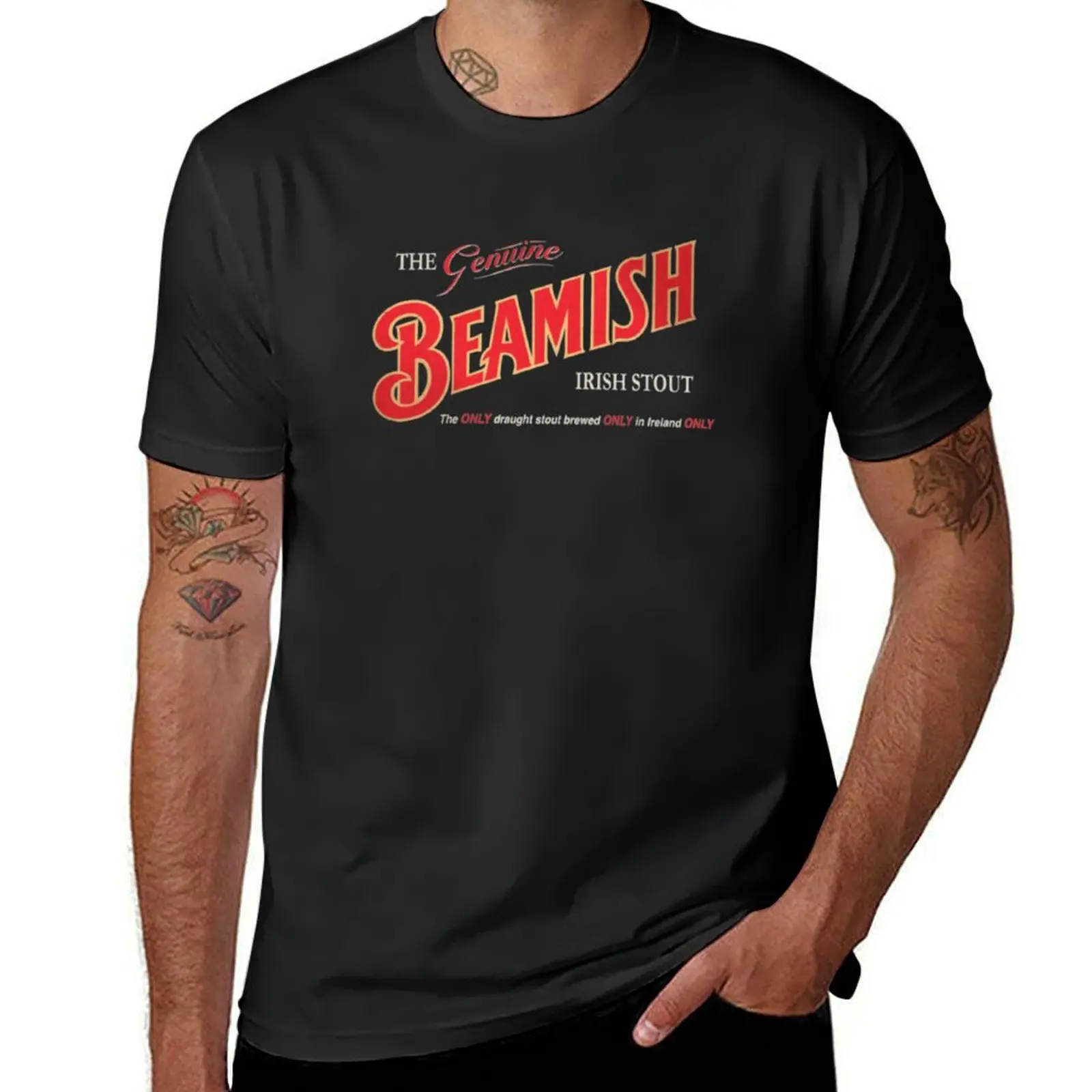 Vintage Retro The-Beamish Genuine Product T-Shirt vintage oversizeds anime clothes t shirts for men pack