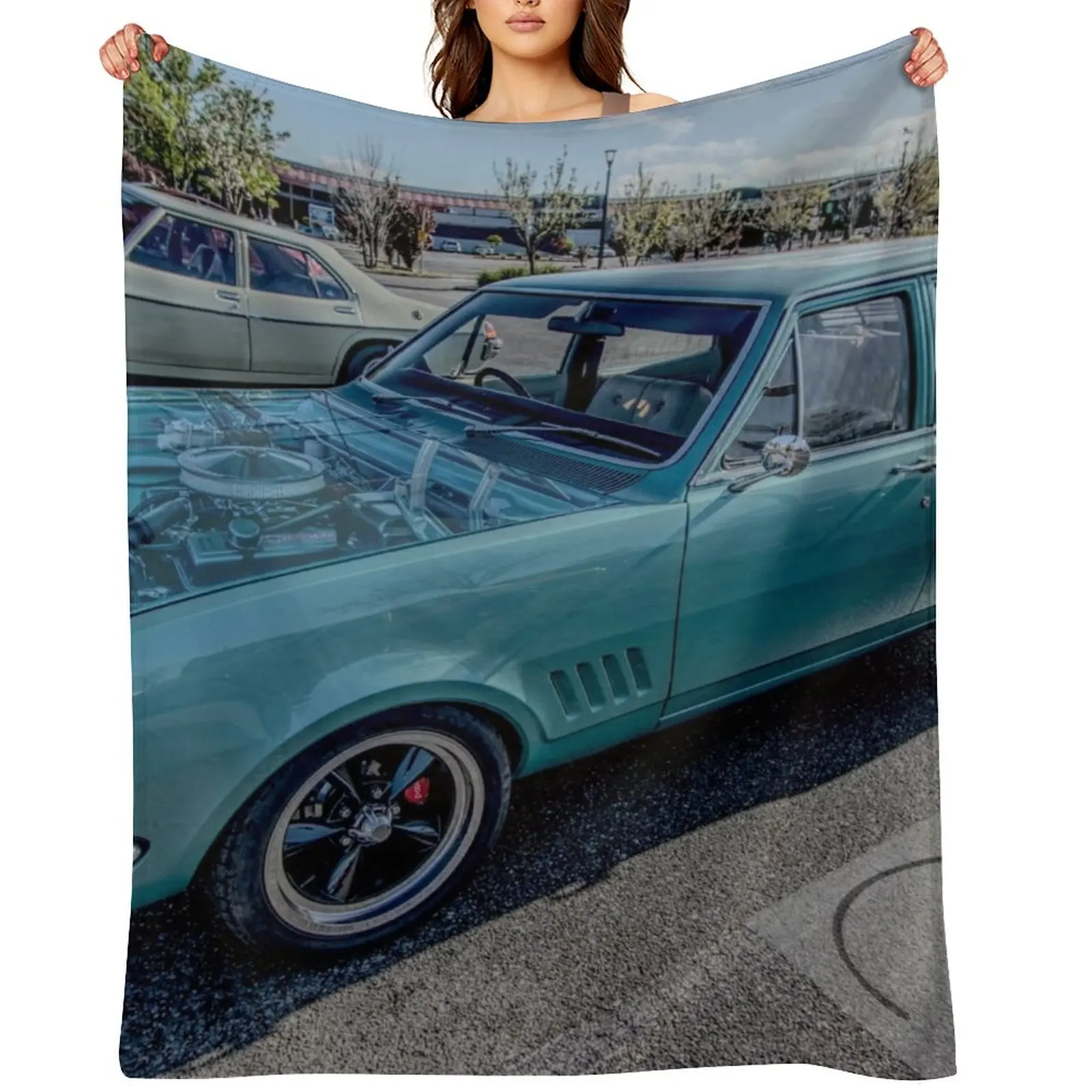 

Misted Holden Brougham in teal Throw Blanket Heavy Sofa Quilt Hairy Decorative Throw Blankets